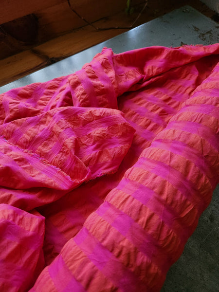 Organic Cotton Seersucker / Mirabelle