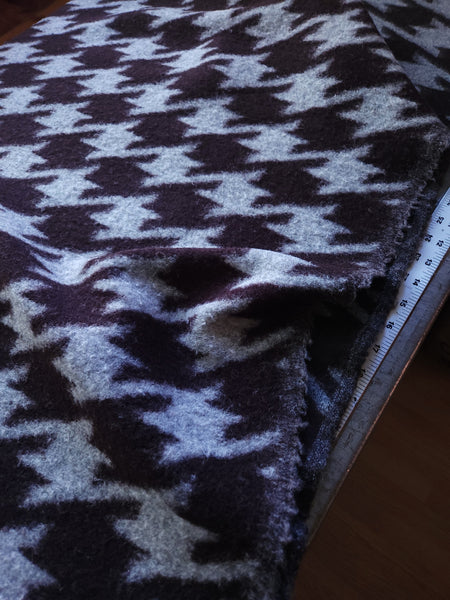 Wool Coating / Giant Houndstooth