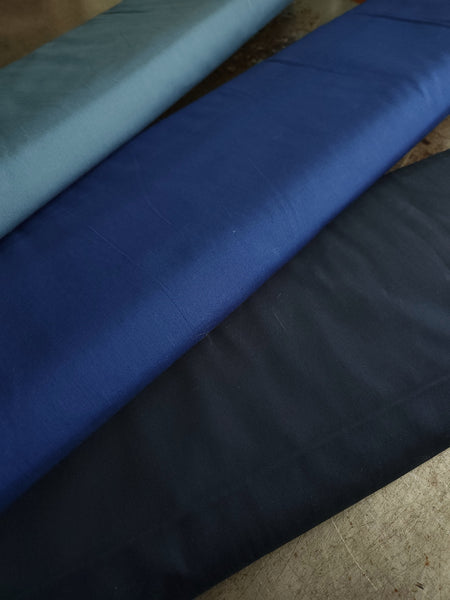 Organic Cotton Poplin / Indigo Night