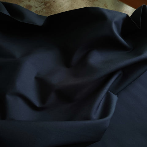 Organic Cotton Poplin / Indigo Night
