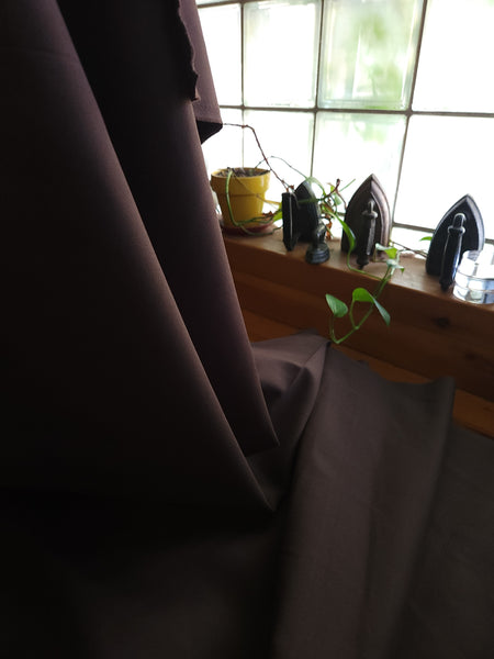 Cotton Gabardine / Dark Chocolate