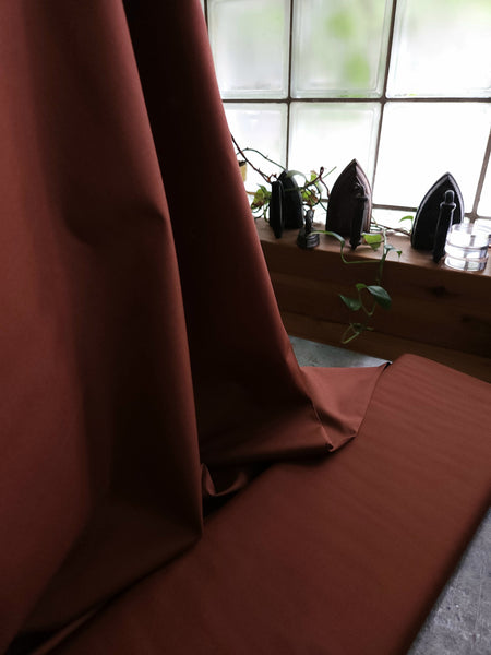 Organic Cotton Poplin / Sienna