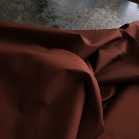 Organic Cotton Poplin / Sienna
