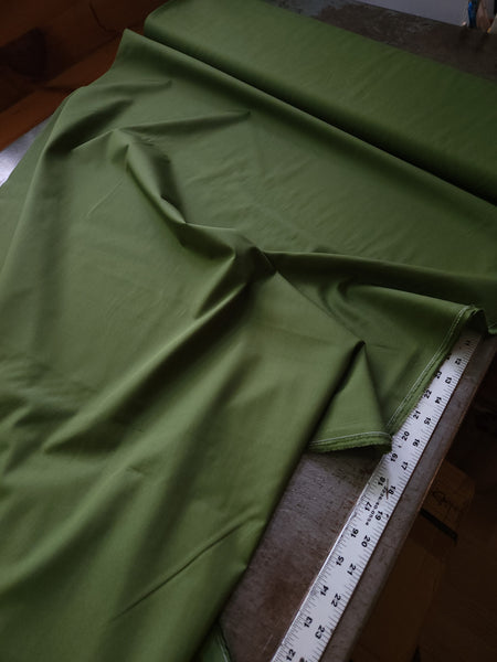 Organic Cotton Poplin / Khaki Green