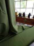Organic Cotton Poplin / Khaki Green