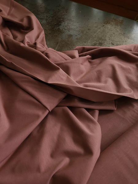 Organic Jersey Knit / Vintage Rose