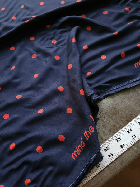Viscose Crepe / Minnie Dot