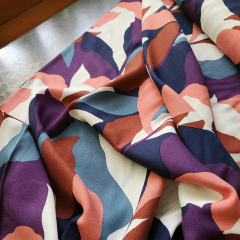 Viscose Crepe / Plant Life