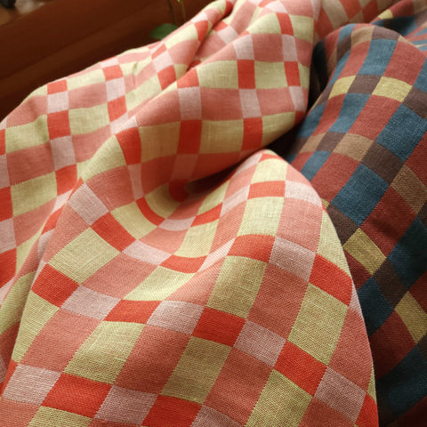 Jacquard Linen / Ray Check