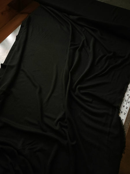 Merino Blend Sweater Knit / Black