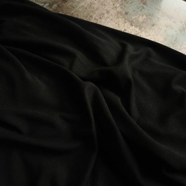 Merino Blend Sweater Knit / Black
