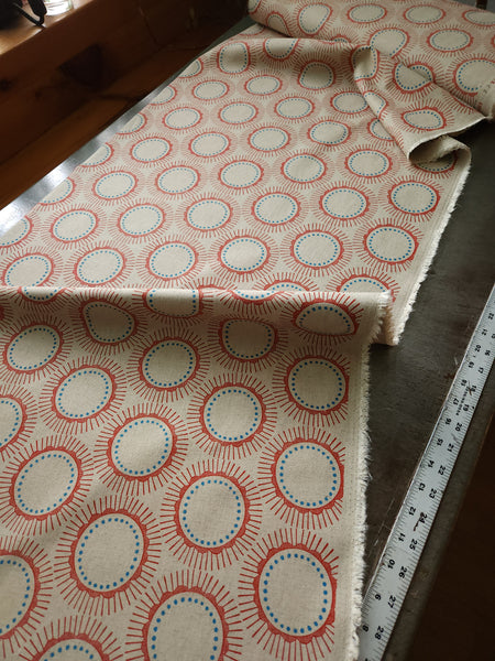 Japanese Linen Cotton Canvas / Sprockets