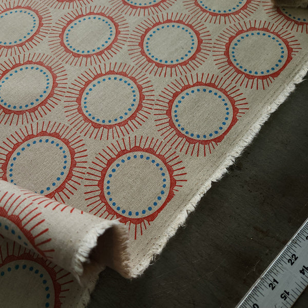 Japanese Linen Cotton Canvas / Sprockets