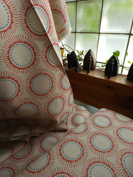 Japanese Linen Cotton Canvas / Sprockets