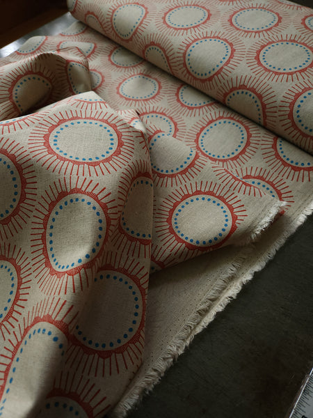 Japanese Linen Cotton Canvas / Sprockets