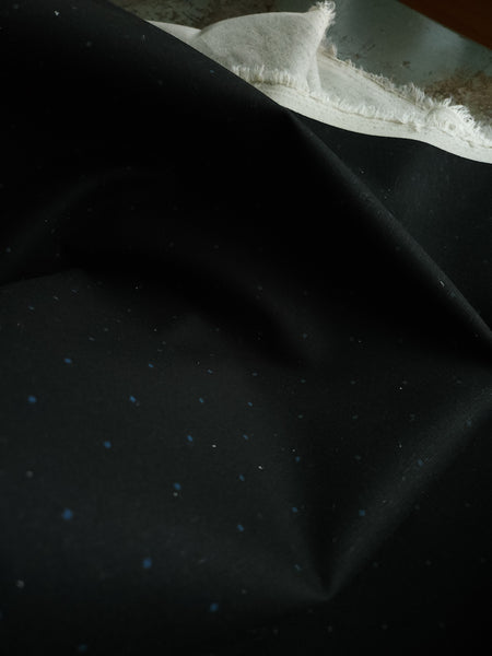 Japanese Linen Cotton Canvas / Shadow Dot