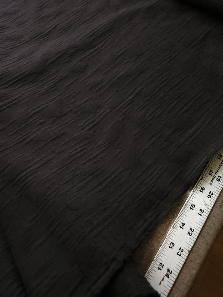 Embossed Ponte Knit / MidCentury Black