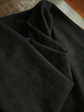 Embossed Ponte Knit / MidCentury Black