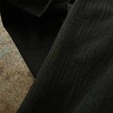 Embossed Ponte Knit / MidCentury Black