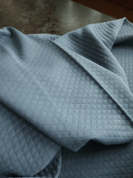 Hefty Quilted Knit / Cadet Blue