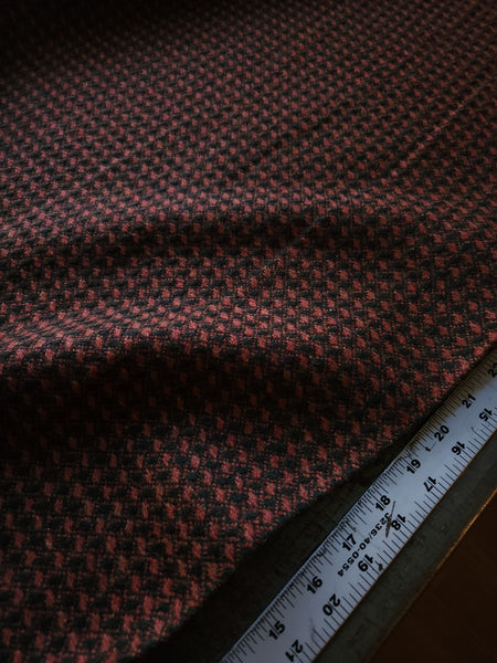 Textured Wool Coating / Pink Peppercorn