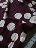 Viscose Crepe / About A Dot / Mulberry