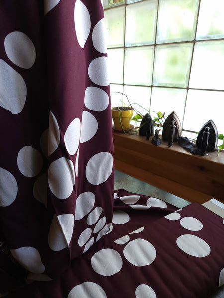 Viscose Crepe / About A Dot / Mulberry