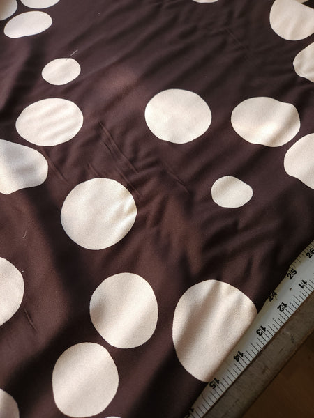 Viscose Crepe / About A Dot / Umber