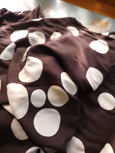 Viscose Crepe / About A Dot / Umber
