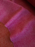 Yorkshire Herringbone Wool / Fuchsia
