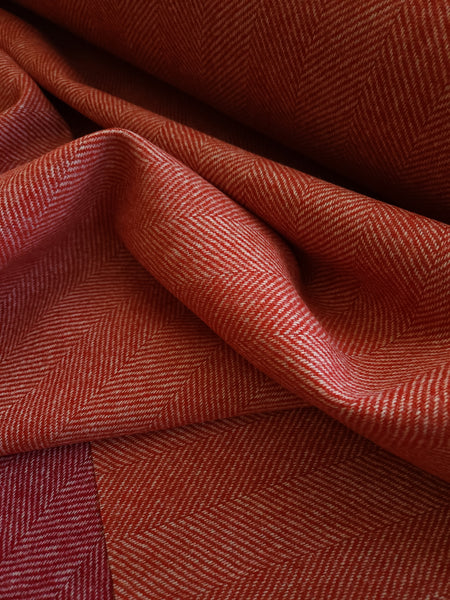 Yorkshire Herringbone Wool / Rust