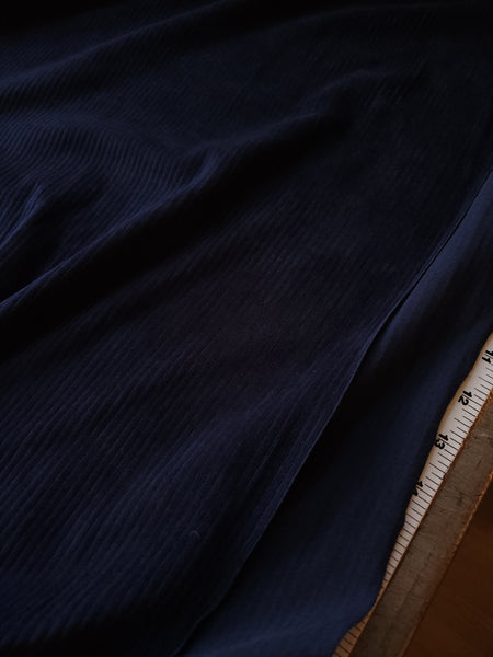 Organic Knit Corduroy / Dark Navy