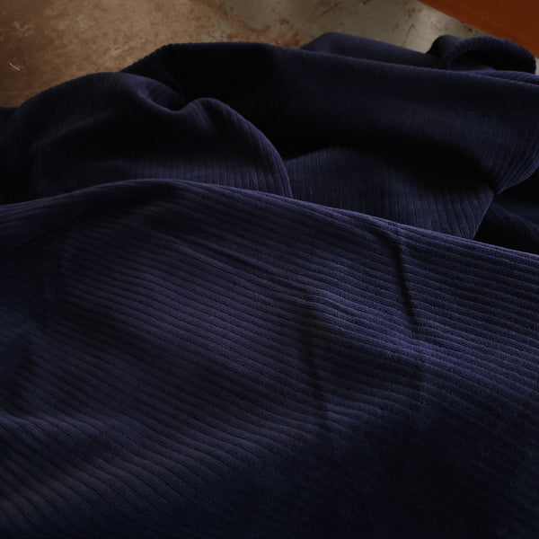 Organic Knit Corduroy / Dark Navy