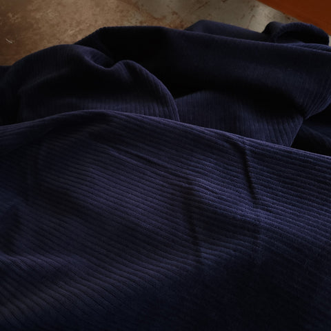 Organic Knit Corduroy / Dark Navy