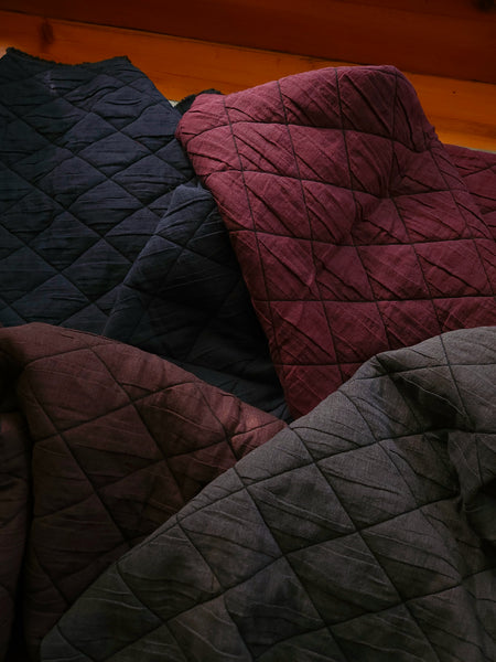 Jacquard Cotton Blend / Dark Navy