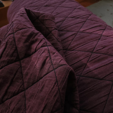Jacquard Cotton Blend / Mulberry