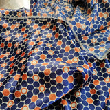 Poly Charmeuse / Spanish Tile