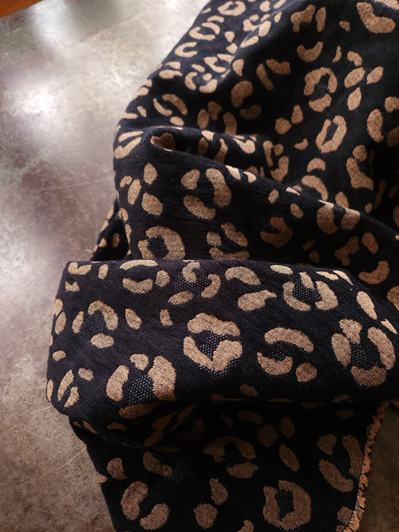 French Velvet Jacquard / Fawn