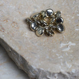 Moon Buttons / 10mm / Set of 6 / Brass or Gold