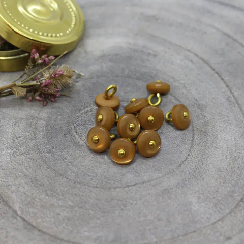 Jewel Buttons / 9mm / Set of 6 / Various