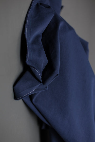 Remnant / 8oz Organic Twill / Noah Navy / 3/8 Yard