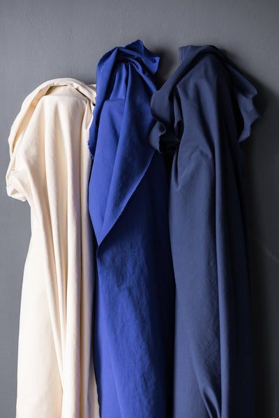 Remnant / 8oz Organic Twill / Noah Navy / 3/8 Yard