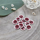 Halo Buttons / 10mm + 18mm / Set of 6 / Various
