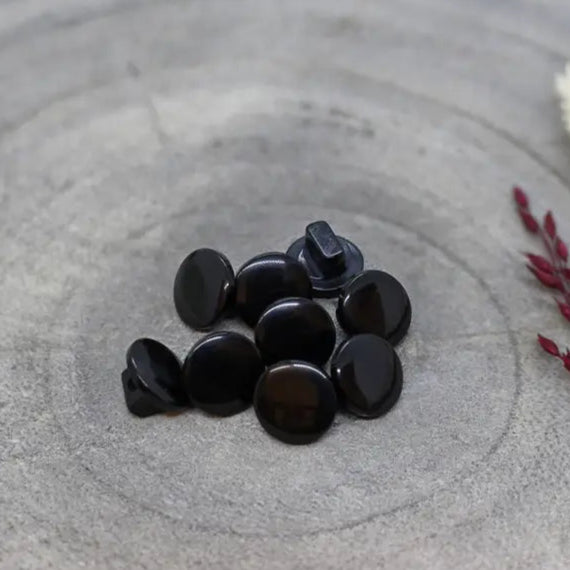 Swing Buttons / 10mm / Set of 6 / Black