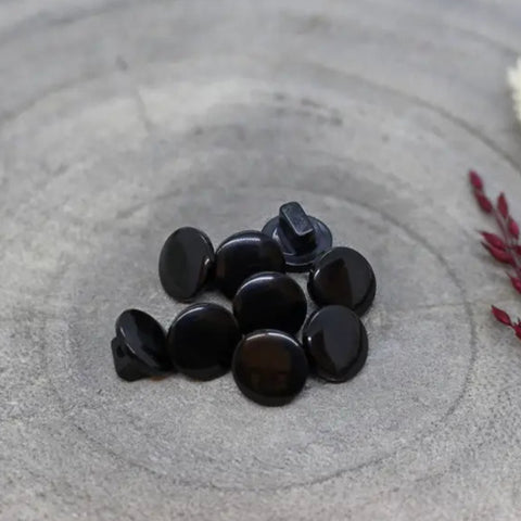 Swing Buttons / 10mm / Set of 6 / Black