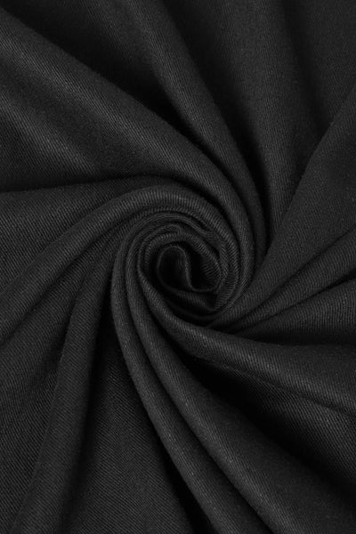 Linen Viscose Twill / Black