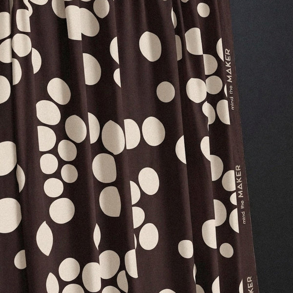 Viscose Crepe / About A Dot / Umber