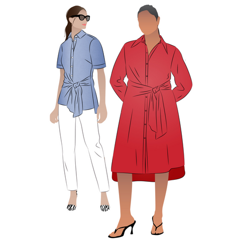 Avon Dress + Shirt