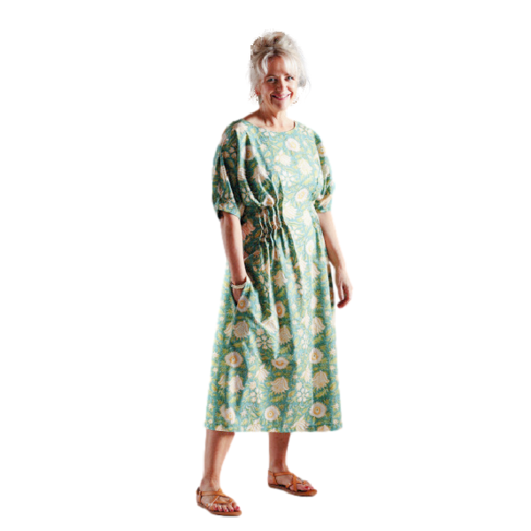 Sew Different / Printed Sewing Pattern / Arya Pleat Dress | Oak Fabrics