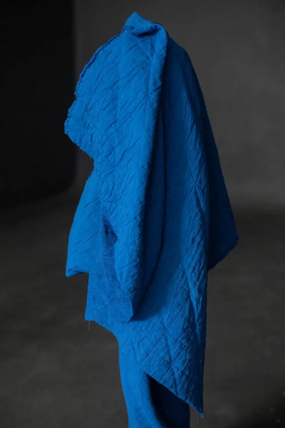 Jacquard Cotton / Blue Pop